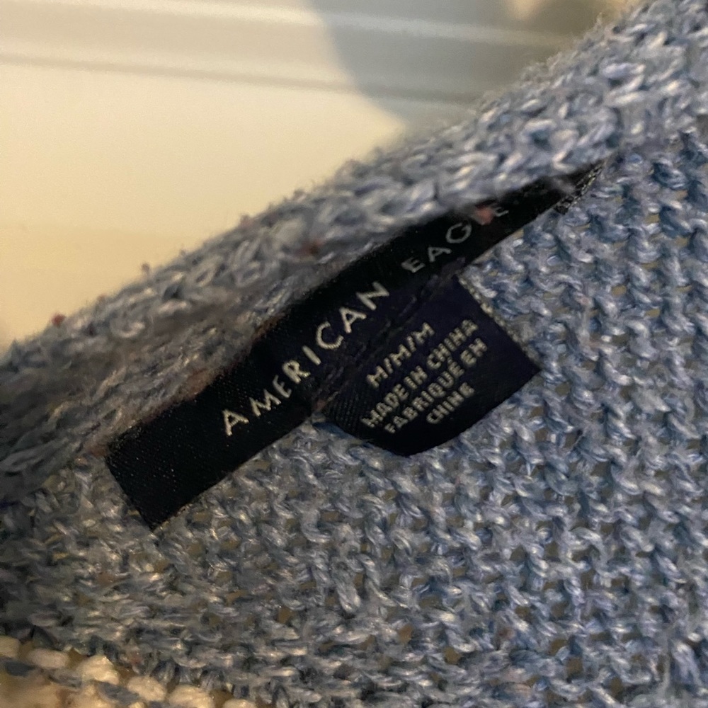 American Eagle Multicolored Striped Cardigan - image 2